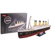 Image de Puzzle 3d Lumineux - Bateau Titanic - Jeu De Construction - 266 Pieces - Des 8 Ans