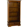 Image de MACABANE EDEN - Bibliothèque marron 3 étagères 2 tiroirs bois Mindi