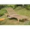 Image de Bain de soleil en Teck massif - Beige JARDITECK