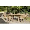 Image de Lot de 2 Fauteuils Empilables en bois Teck JARDITECK