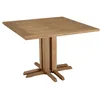 Image de MACABANE KALLY - Table à manger jardin carrée 110x110cm en bois teck recyclé