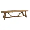 Image de Kally - table à manger de jardin 300x100cm en bois de teck recyclé naturel