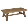 Image de Sandy - table basse rectangulaire 140x70cm bois pin recyclé