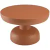 Image de Hortense - table basse ronde 60cm en fer couleur marron mat