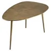 Image de MACABANE JONAS - Table basse goutte deau aluminium doré
