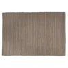 Image de MACABANE QUENTIN - Tapis rect. 200x290cm en jute et coton couleur beige et noir