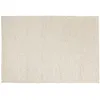 Image de MACABANE QUENTIN - Tapis rectangulaire 160x230cm en laine tissée couleur écru QUENTIN