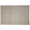 Image de MACABANE QUENTIN - Tapis rectangulaire 160x230cm en laine bouclée taupe QUENTIN
