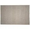 Image de MACABANE QUENTIN - Tapis rectangulaire 200x290cm en laine bouclée taupe QUENTIN