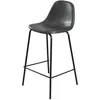 Image de MACABANE AUGUSTIN - Lot de 2 tabourets de bar JOHN noirs hauteur dassise 65cm