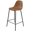 Image de MACABANE AUGUSTIN - Lot de 2 tabourets de bar John marron hauteur dassise 65cm