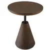 Image de Nestor - table d'appoint ronde en béton marron d40cm
