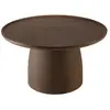 Image de Nestor - table basse ronde en béton marron d80cm
