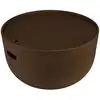 Image de Nestor - table basse ronde en béton marron d58cm