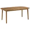 Image de Vick - table de jardin extensible en bois d'acacia huilé 180240x110cm