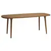 Image de Vick - table de jardin en bois d'angélique huilé 200x90cm