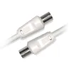 Image de Câble coaxial - D2DIFFUSION - PAL 952 mm - 5m - Blanc - Connecteur idéal pour équipements