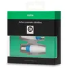 Image de Fiche coaxiale - D2DIFFUSION - 2 fiches coax male 9.52mm - Blanc