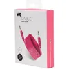 Image de WE Câble Jack/Jack plat 1m50 fuschia