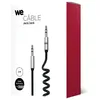 Image de WE Câble Jack/Jack TORSADE Noir- Extensible de 40cm à 2m
