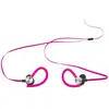 Image de Ecouteurs Sport Waterproof Rose Intra-auriculaire, Tour D'oreille Câble Plat