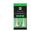 Image de Accessoire Tv Vidéo Diffusion Câble Coaxial Mâle Femelle Fiches Coude À 90 Des 2 Cotes 1.50 M Blanc 9.52 Mm