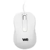 Image de Souris - WE - Filaire - Finition métallique - 1200DPI - USB - Blanc
