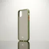 Image de Coque De Protection Rubber : Dos Transparent - Contour Mat Colorés - Boutons Colorés - Anti-chocs - Antidérapant - Semi