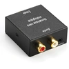 Image de Kit De Conversion Audio Numérique En Analogique 2 Rca, 1 Entrée Jack/optique, 1 Entrée Coaxiale, Câbles Fournis