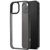 Image de We Coque De Protection Rubber Apple Iphone 13 : Dos Transparent   Contour Mat Noir- Anti-chocs   Antidérapant   Semi-ri