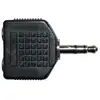 Image de Adaptateur Audio Diffusion Double Sortie 3,5 Mm Entrée Mâle Noir
