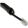Image de Cordon téléphonique - CORDON COMBINÉ - RJ9 - 2 mètres - Noir - Spiralé