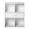 Image de COMPO Meuble de rangement contemporain blanc - L 62 cm