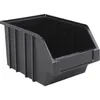 Image de Bac de rangement 3L - NOVAP - Noir - Polypropylène recyclé - Fond plat anti-dérapant - Crans de blocage