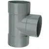 Image de Té pied de biche pvc double femelle 87°30 d125 wavin 3026022 389860