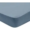 Image de Dodo - Drap Housse Confort Jersey Coloris Denim 90x190 Cm