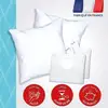 Image de Pack 2 Oreillers Tendance 60x60cm + 2 Protege Oreillers Imperméable 60x60 Cm - Garnissage 100% Polyester