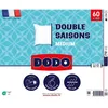 Image de Oreiller Double Saisons 60 X 60 Cm 100% Polyester Volupt'air Blanc