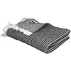 Image de Plaid anthracite 120x180 cm Caresse Coton DODO