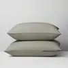 Image de Dodo - Lot De 2 Taies D'oreiller 2 En 1 - Alèse Absorbante Intégrée - Coloris Sable 65x65 Cm