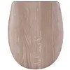 Image de Abattant déclipsable au bois veineux 46.5x36 cm