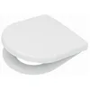 Image de Abattant WC universel Type D entraxe 50 à 175 mm fixation dessus blanc