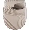 Image de Abattant easy clip avec descente assistée au style feng-shui 38x49.5 cm