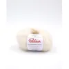 Image de Phildar - Pelote de Laine PHIL MOHAIR SOIE de 25g - Laine à Tricoter - 70% MOHAIR 30% SOIE - Aiguille n°5 - Couleur ECRU