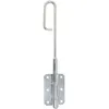 Image de Verrou baionnette AFBAT - 14 l400mm - zingué blanc - Poli - En applique - Zinc - 5 goupilles