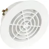 Image de Grille ronde intérieure - NICOLL - diam 125/91 mm - PVC - Avec moustiquaire