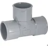 Image de Pied de biche PVC gris 87 degrés30 - Diamètre 32 mm - Triple emboîture - Nicoll