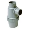 Image de Siphon de lavabo à coller entrée verticale - NICOLL - YHC - Ø 40 mm - Raccords PVC évacuation