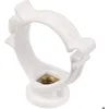 Image de Collier monobloc PVC blanc simple - Tube Diamètre 32 mm - Nicoll
