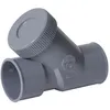 Image de Raccord PVC - NICOLL - CASF4 D32 - Clapet anti-retour 45° - Bouchon dévissable - Pour eaux usées